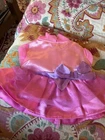 Sweet Vintage Cabbage Patch Kids JAKKS Dress Pink With Purple Belt 13 Inch Doll