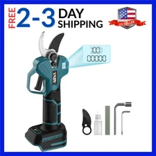 Electric Pruning Shears Brushless 18V Compatibility Cordless Gardening Tool