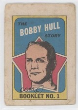 1971-72 O-Pee-Chee Booklet English Bobby Hull #1 HOF 0k2