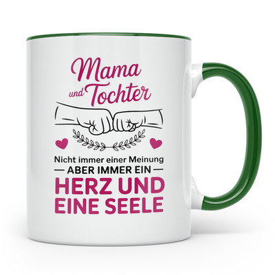 Mama Tochter Tasse - Beste Freundin Muttertagsgeschenk Herz Seele