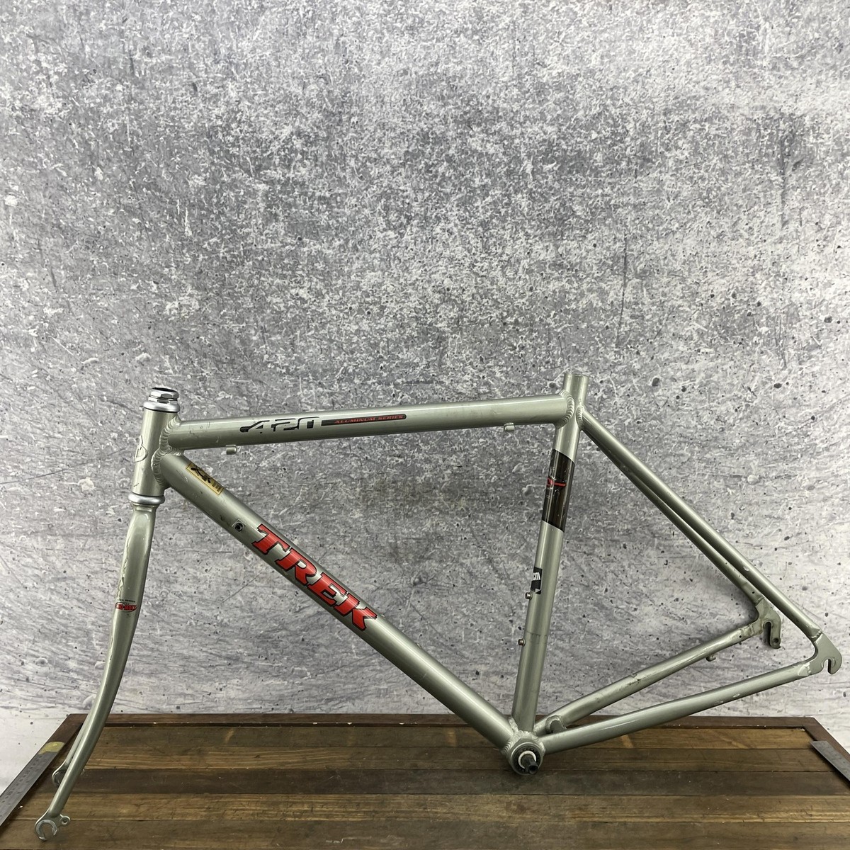 Vintage Trek 420 Aluminum Road Bike Frame Fork 50cm Small 1in 700c