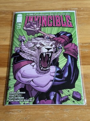 2014 Image Comics Invincible #115 Battle Beast vs Thragg 1st Battle Beast Cover