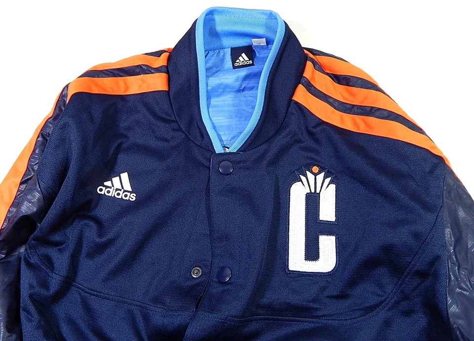 Charlotte Bobcats Adidas NBA Team Issued Reversible Warm Up Jacket Blue XL +2" - Image 4 of 4