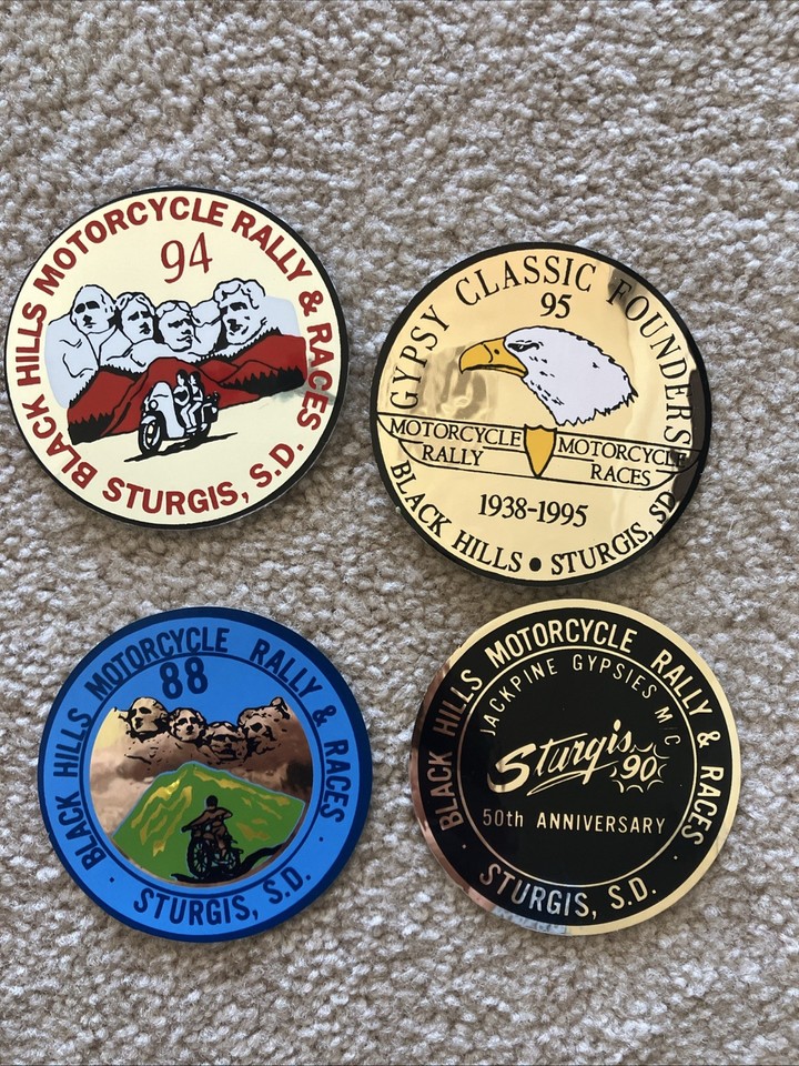 12 Different Sturgis Motorcycle Rally Stickers 1982-2006 | eBay