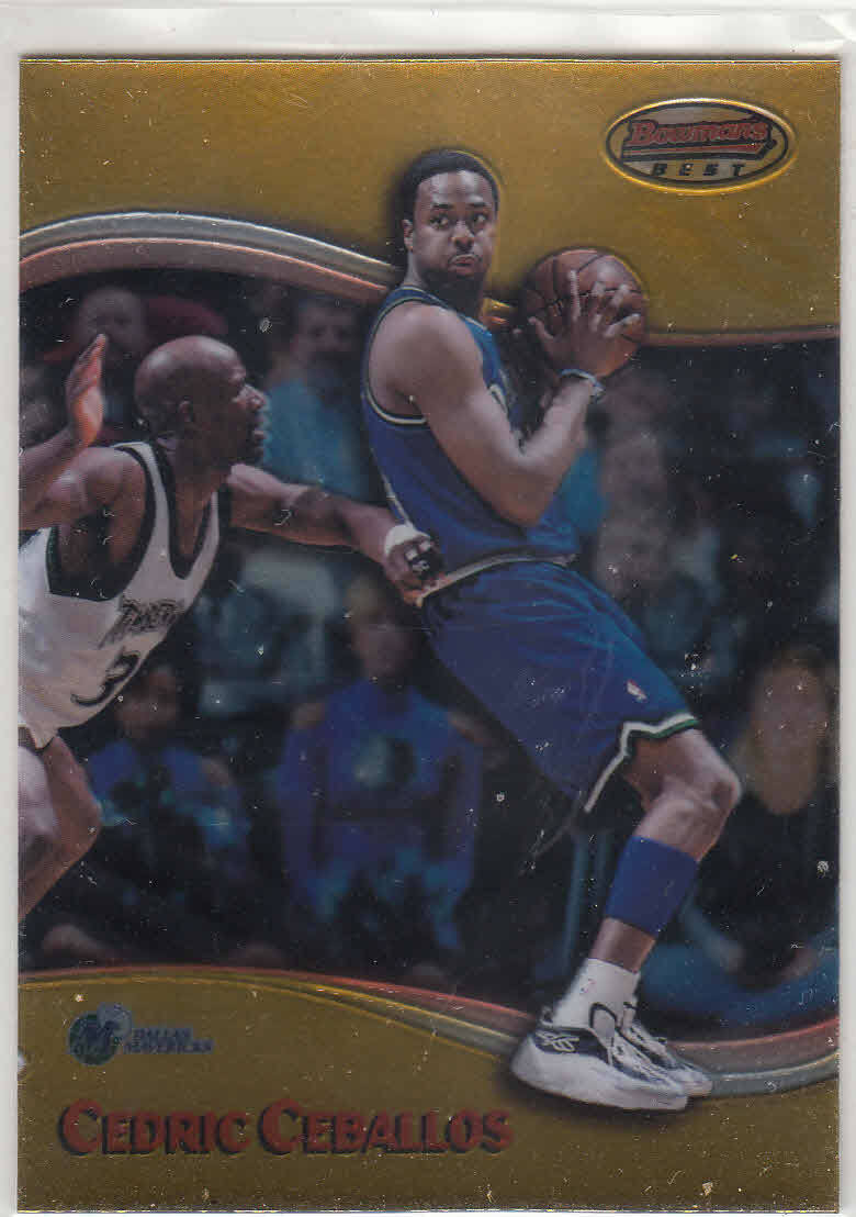 CEDRIC CEBALLOS 1999-00 BOWMANS BEST #5 DALLAS MAVERICKS