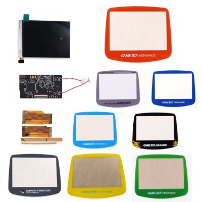2 In 1 Touch Version V2 IPS Backlight LCD Backlit Mod For GBA With Colorful Lens
