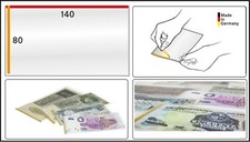 Freestyle Cases Transparent Pockets 10 Lindner S893LH 140x80mm For Banknotes