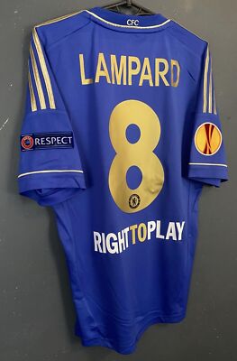 MEN FC CHELSEA 2012/2013 WIN FRANK LAMPARD 8 SOCCER FOOTBALL SHIRT