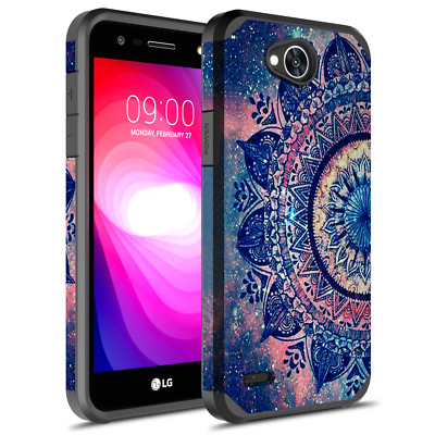 For LG X Power 2 / X Charge / Fiesta LTE Hybrid Graphic Fashion Silicone Case
