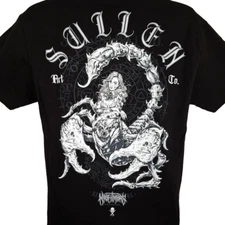 Sullen Scorpion T Shirt Mens Size Medium Black Nightmare Collection Horror Art