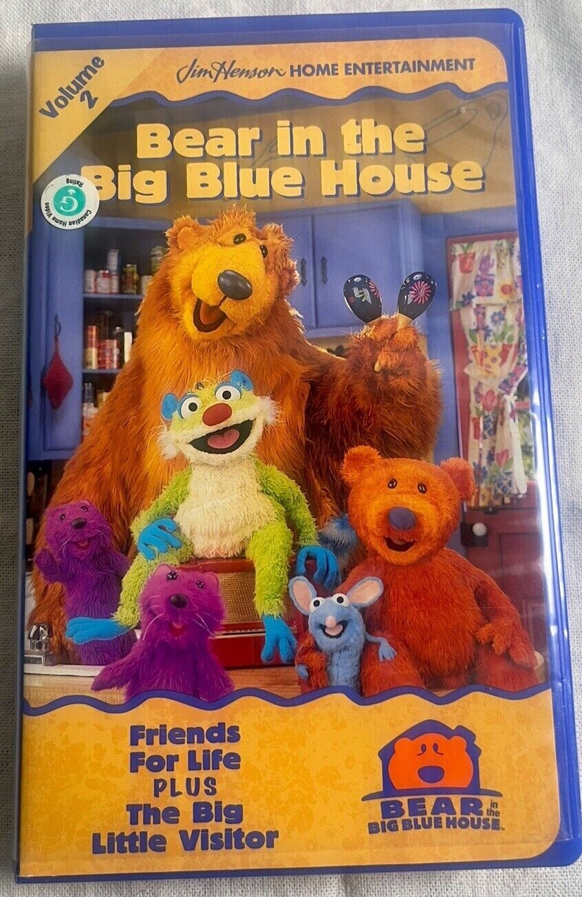 Bear In The Big Blue House Volume 2 VHS | eBay