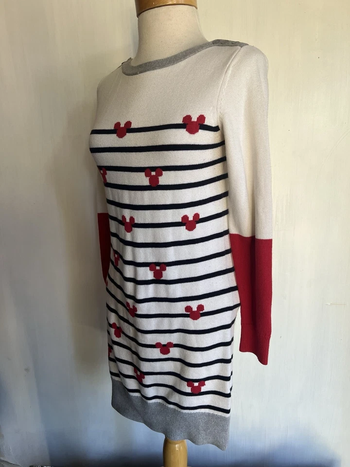 GAP KIDS x DISNEY (2016) Vestido Suéter Tejido de Vacaciones Mickey Mouse Juvenil Talla XXL Foto 4 de 4