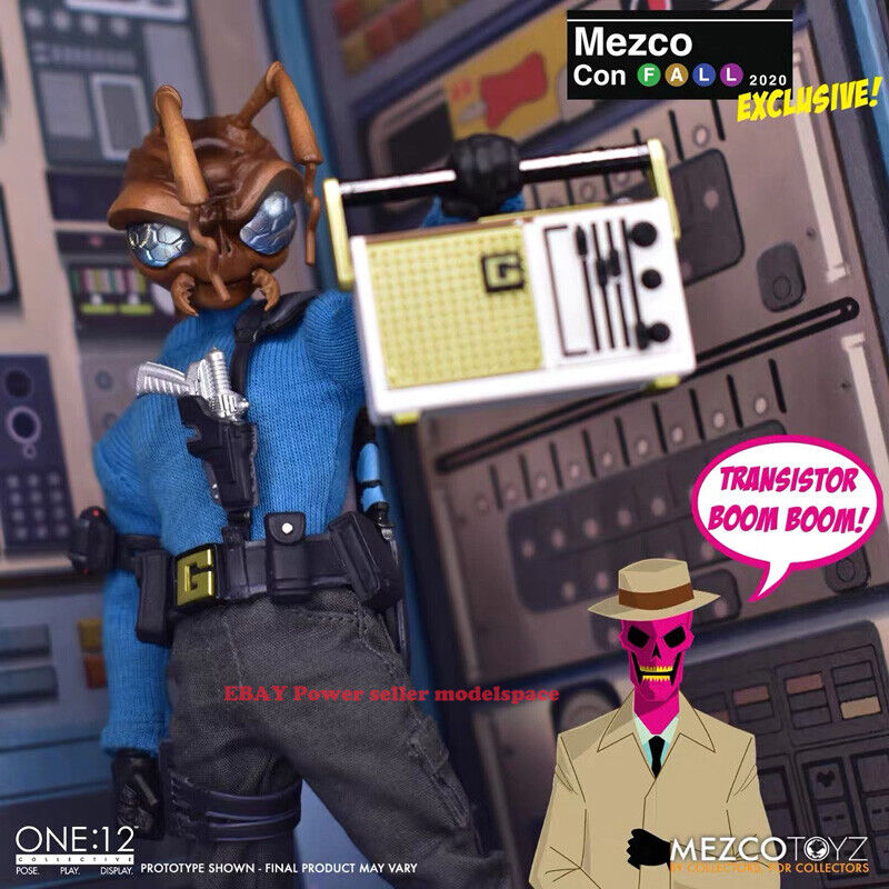 Mezco Toys One :12 Blue Gomez Ant Hazard Squad Commander Mezco Toys One :12 Blue Gomez Ant Hazard Squad Commander