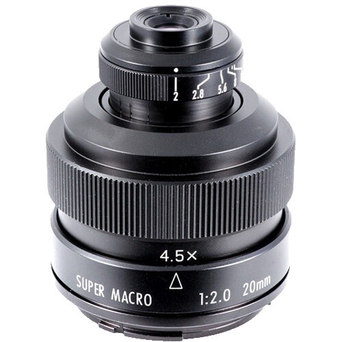 Zhongyi 20mm F2.0 Super Macro Close Up full frame manual Lens for