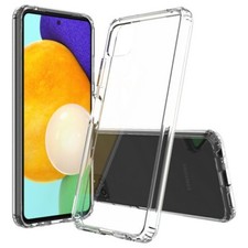 For Boost Mobile Celero 5G - Premium Hard Rubber Clear Transparent Case Cover