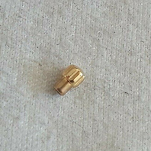Longines Water Resistant Gold Plated Crown Part Number L094 - Picture 2 of 9