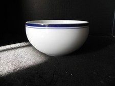 Linen & Things White with Blue Trim (set of 2) All Purpose Bowls 