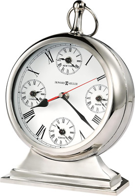 547750 Murtaugh Mantel Clock, Silver