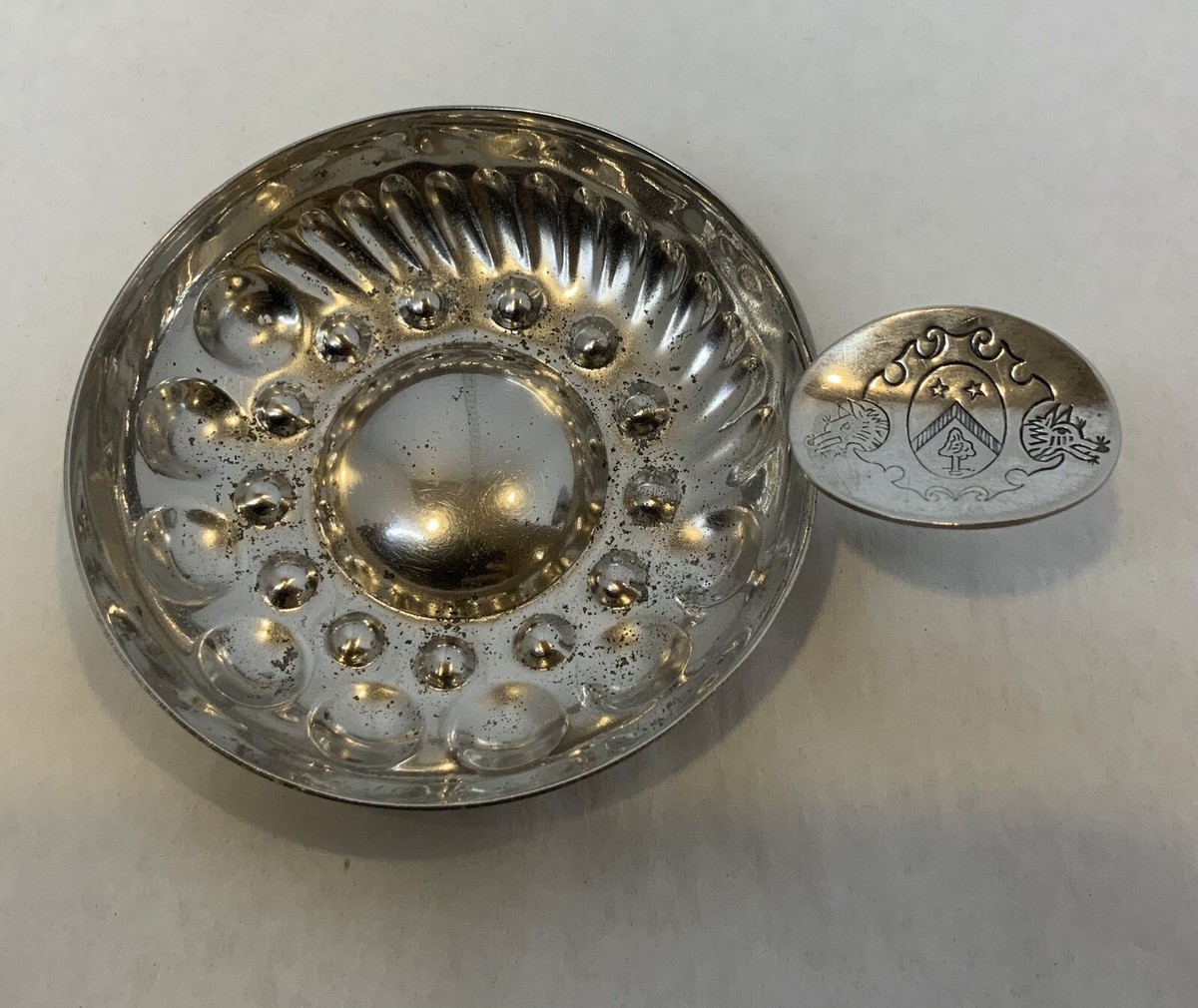 Tastevin Sommelier In Acciaio Argentato - Con Catena, Approvato AIS, Made In Italy - Foto 6