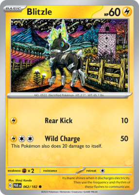 Blitzle 62/182 Common | Paradox Rift | Pokemon Card | eBay