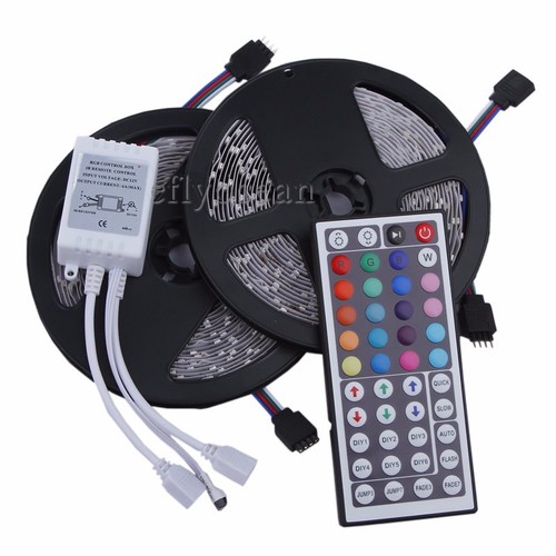 2X5M 3528 SMD 600LEDS RGB Flexible led light strip+ 44 Key IR Remote Controller - Picture 3 of 6