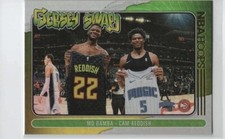 Mo Bamba Cam Reddish Jersey Swap Panini 2020-21 NBA Hoops Holo Atlanta Hawks