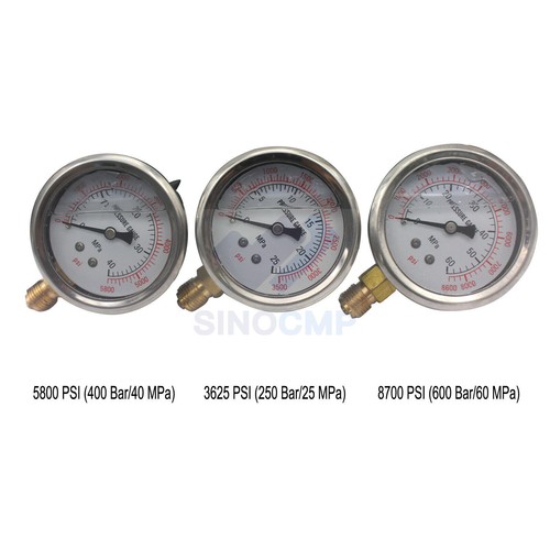 1Set Hydraulic Pressure Gauge Test Kit For Excavator Tester Coupling 25/40/60Mpa - Picture 11 of 15