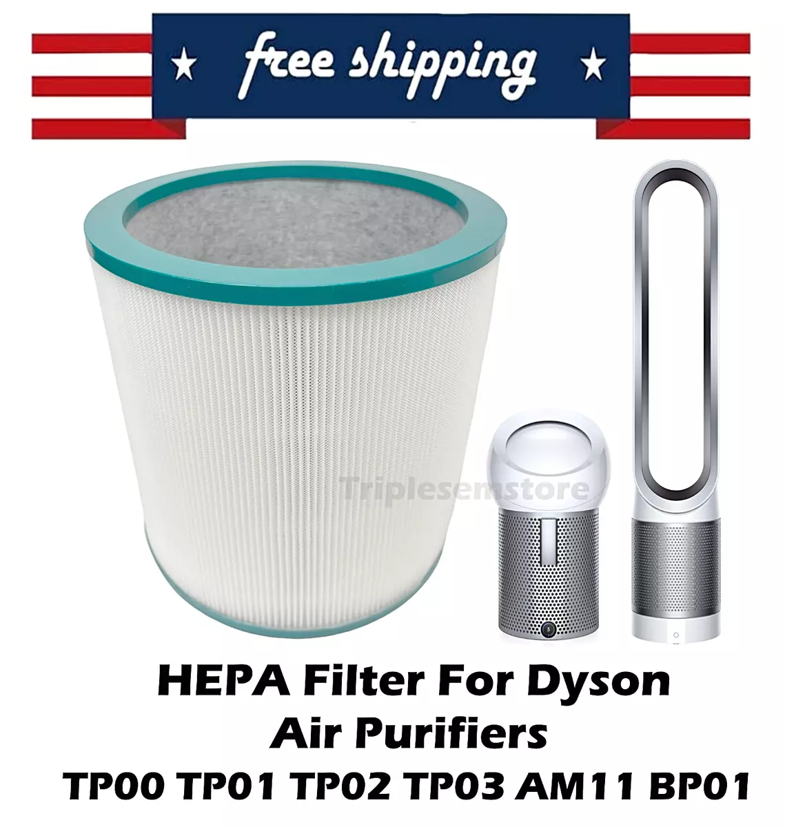 Air Purifier HEPA Filter For Dyson Pure Cool Link TP00 TP01 TP02 TP03 968126-03