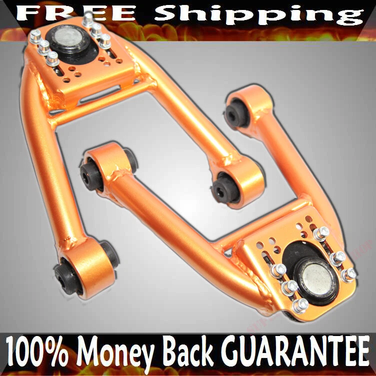 Brazo de inclinación superior delantero dorado + brazo de control inferior trasero para Honda Civic EK 1996-2000  Foto 2 de 4