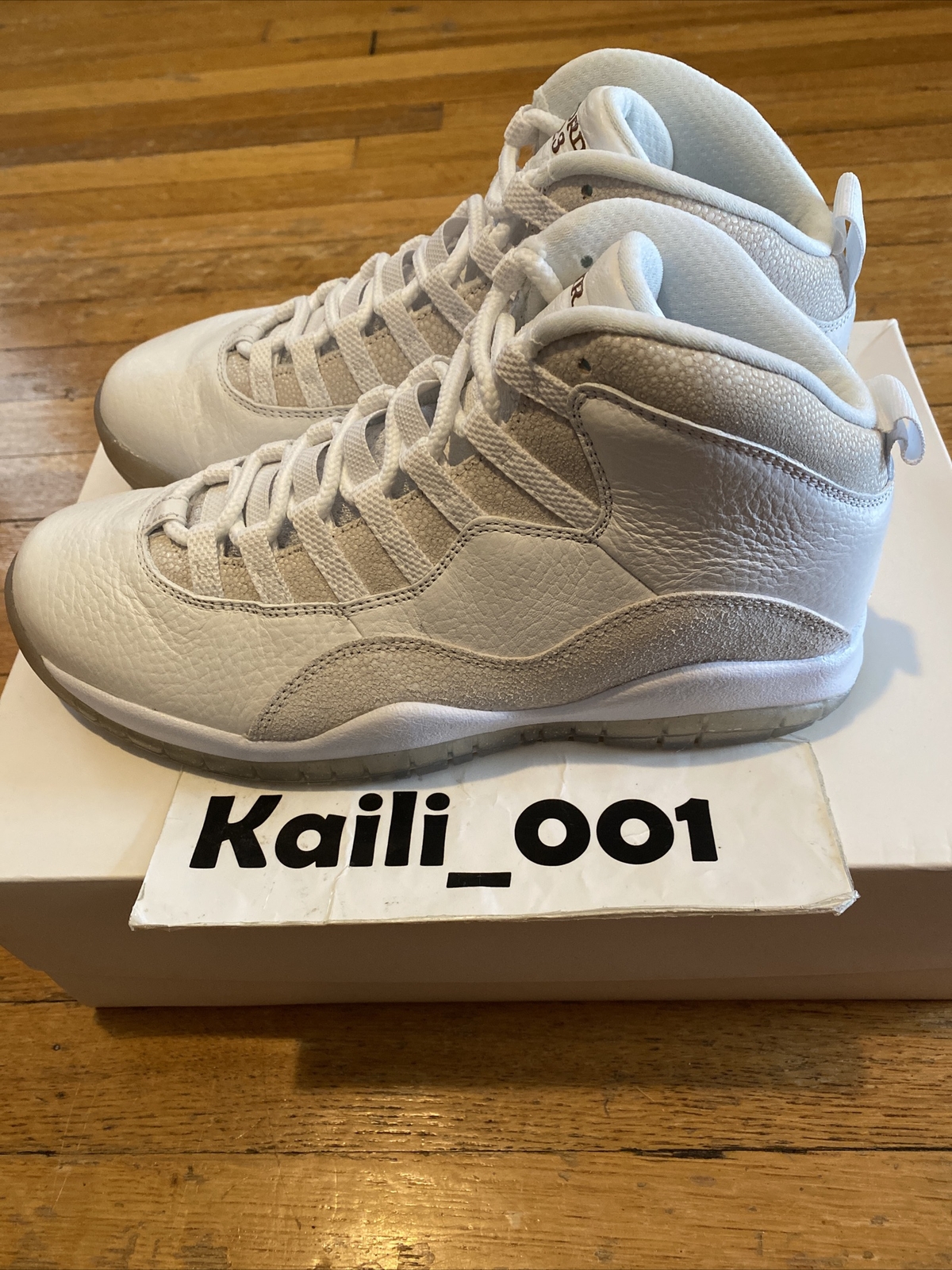 Nike Air Jordan 10 Retro OVO White Black Drake 819955-100 X XII 12 A