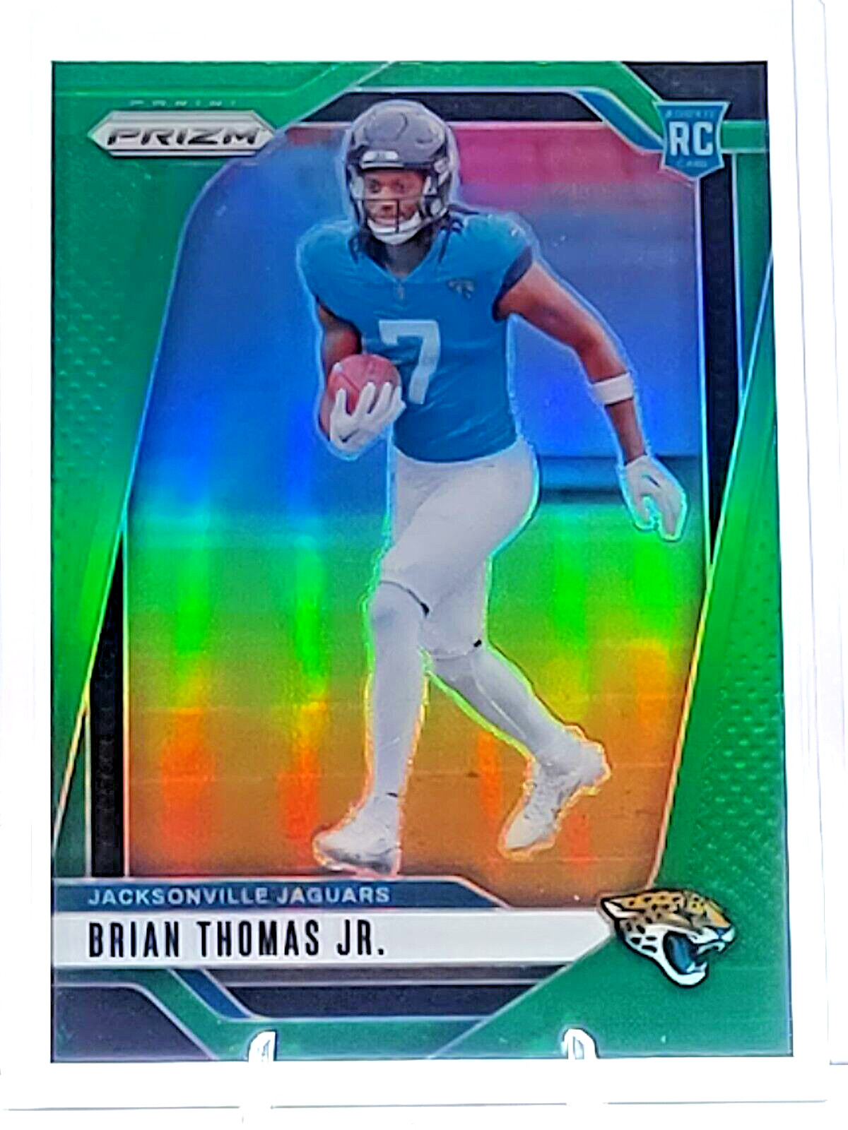 2024 Panini Prizm Rookie Brian Thomas Jr 314 Green Prizm