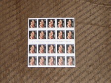 3536a 34 cent Madonna pane of 20