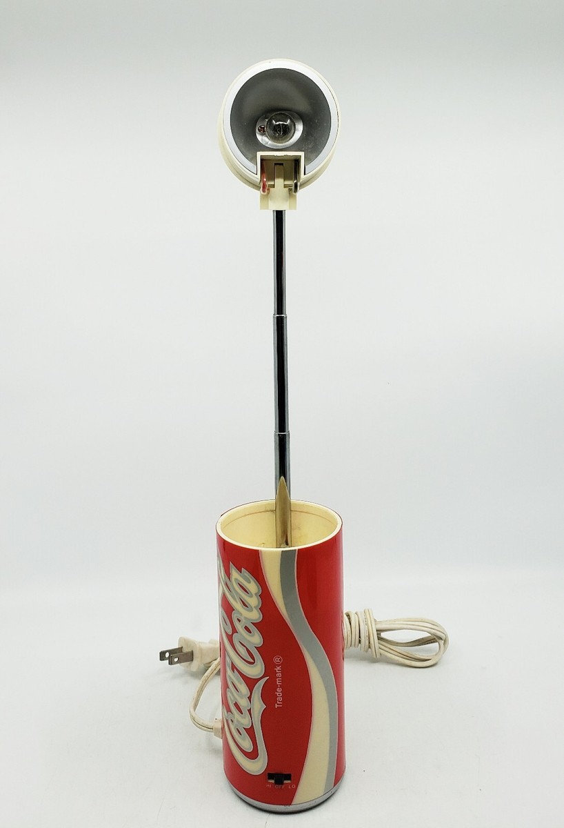 1985 Coca Cola Telescoping Desk Lamp Coke Can Rare Vintage Tested