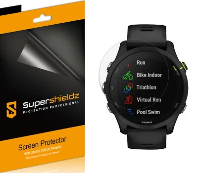 6x Supershieldz Anti Glare (Matte) Screen Protector for Garmin Forerunner 255S