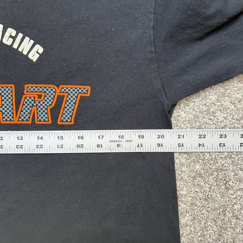 T-shirt vintage Chase Authentics Tony Stewart Nascar uomo grande nera manica lunga - Foto 10 di 12