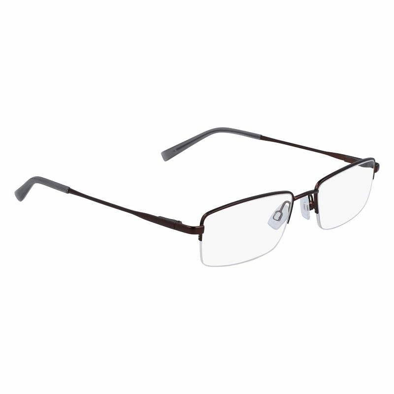 Nautica N7299 Коричневая 210-дюймовая металлическая оправа для оптических очков без оправы 53-18-140 RX 21590₽