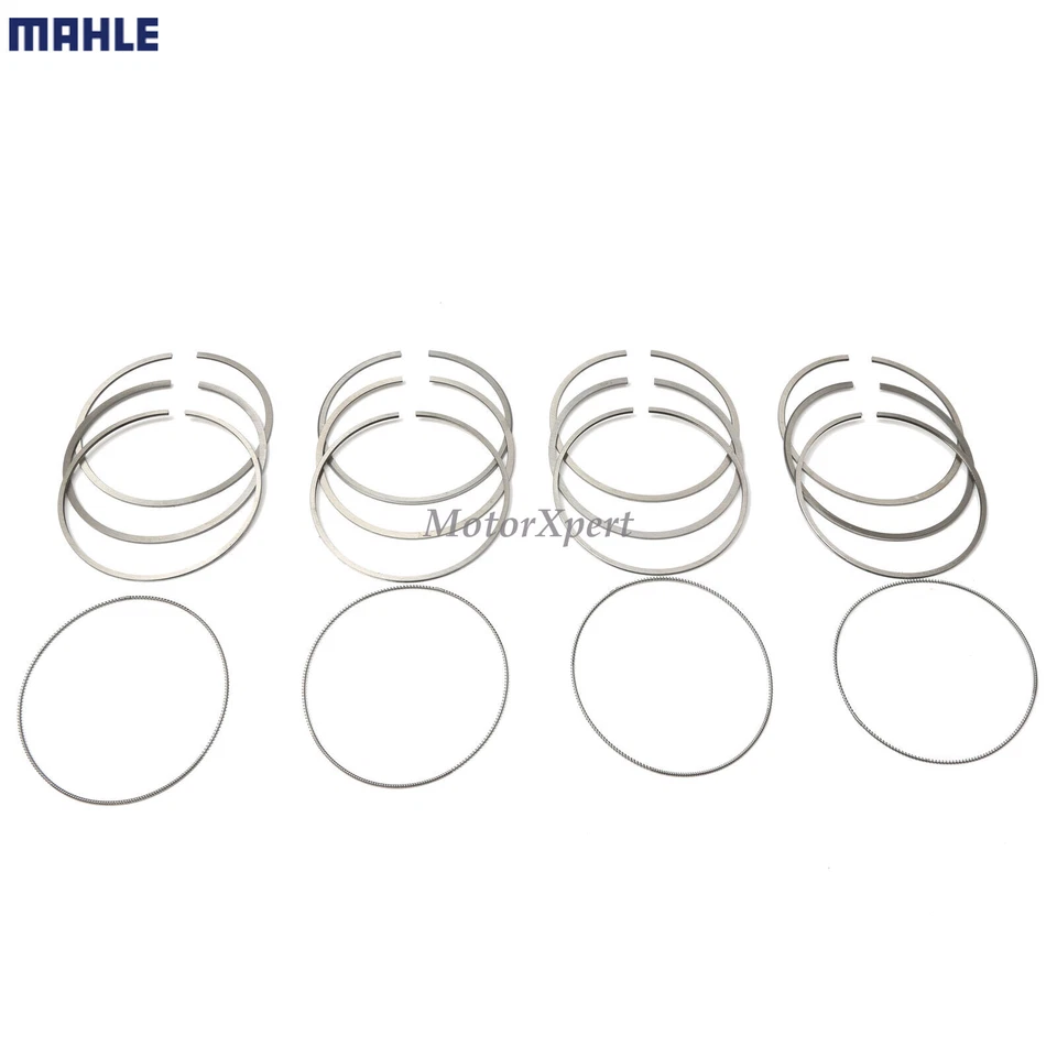 06J198151B 4 шт OEM MAHLE поршневое кольцо набор для VW GTI Golf AUDI A4 A5 Q5 TT 2.0T - Изображение 3 из 4