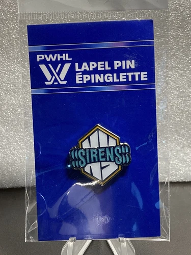 PWHL New York Sirens Lapel Pin Official Licensed Logo