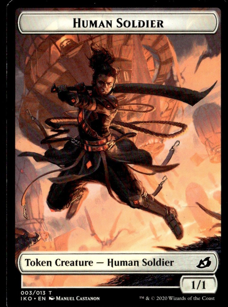 2020 Ikoria: Lair of Behemoths Tokens Human Soldier Token/Common #3