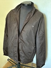 Vintage Ocean Pacific OP Jacket Hooded Brown Weather Wear Windbreaker M Coat