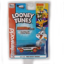 Auto World Looney Tunes Daffy Duck 1963 Buick Riviera, HO Slot Car