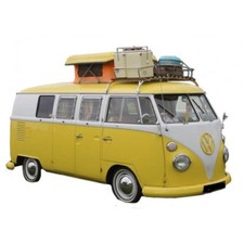 VW T2 Turret Top Pop Up Top Roof Canvas Westfalia Orange C9048O