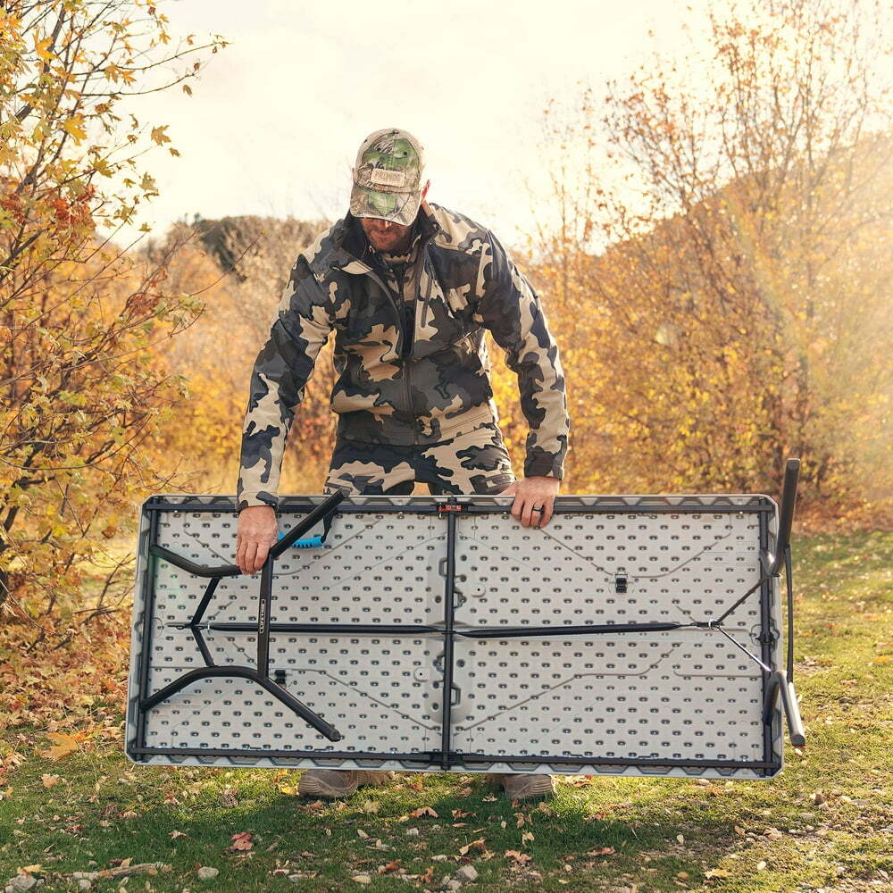 NEW 5 Foot Folding Table Indoor/Outdoor Home Office Yard Garden Pool Party Event