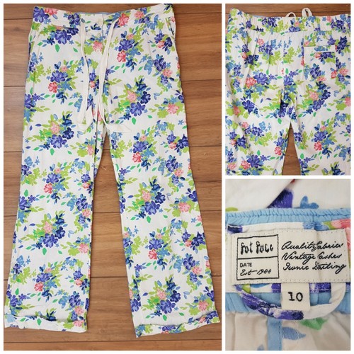 FAT FACE Womens Trousers UK 10 White 