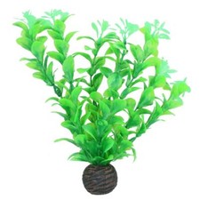Aquatic Aquarium Fish Tank Self Sinking Medium Middle Silk Plant H-20cm No2