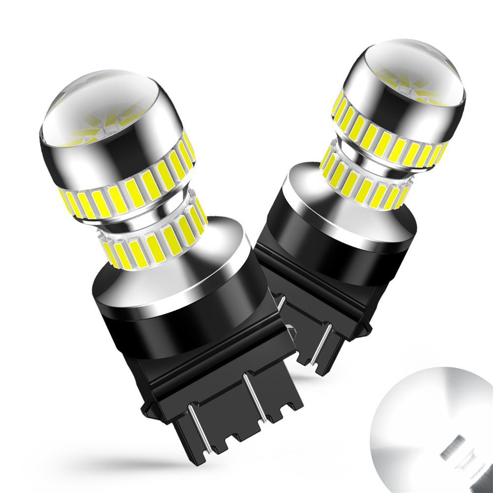 CANBUS AUXITO 3157 3156 54-LED Backup Reverse Light Bulbs White 6000K Error Free