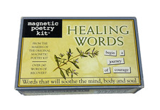 Healing Words Magnetic Poetry Kit, Word Magnets to Create Poetry