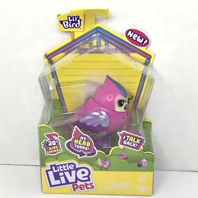 #ad Little Live Pets Lil#x27; Bird Candi Sweet Interactive Head Moves 20 Bird Sounds $15.40