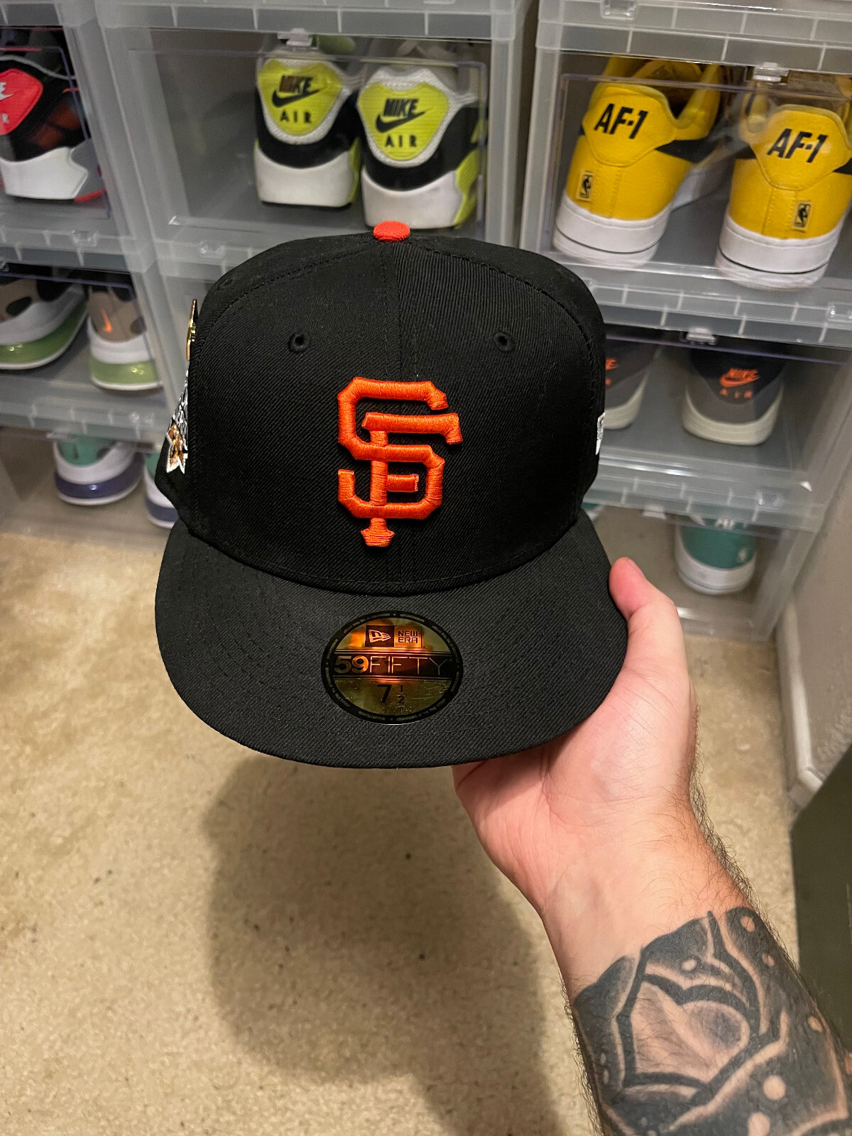 Exclusive Hat Club New Era 59Fifty San Francisco Giants Cap Size 7 1/2-image