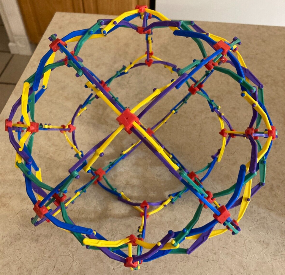 Hoberman Mini Sphere Expandable 6” to 12” Toy Ball No Box | eBay